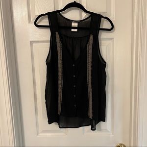 Light weight black tank